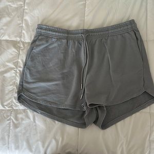 H&M Comfy High Waisted Light Blue Shorts XL